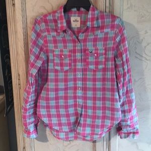 Hollister Plaid Long Sleeve